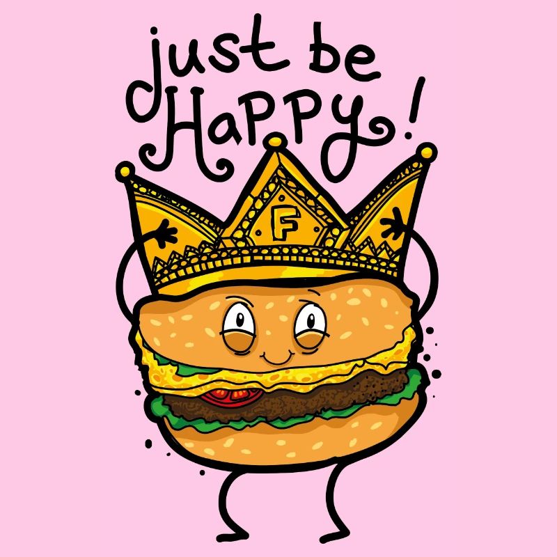 Burger with crown