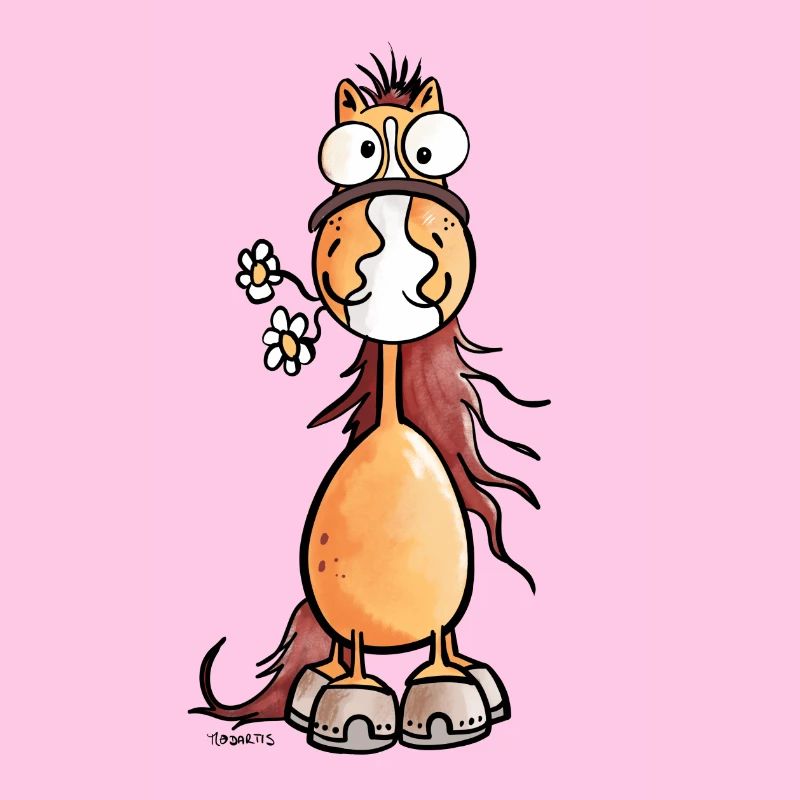 Da steht ein Pferdchen