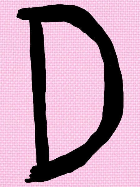 Buchstaben D
