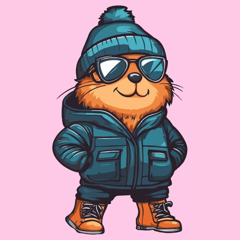 Biber Winter Comic