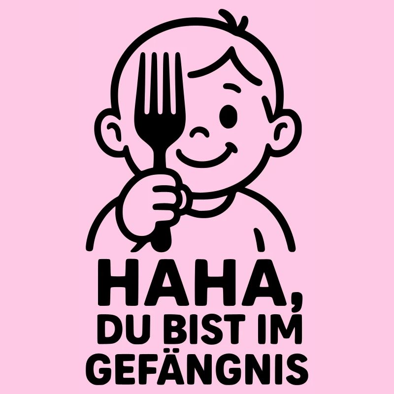 Kids Humor Fork Prison