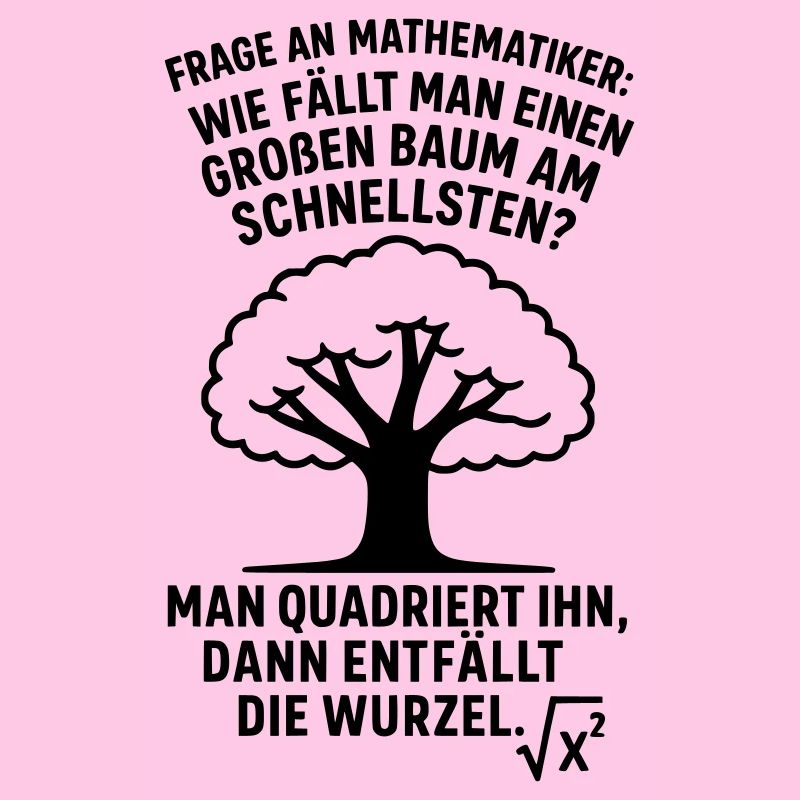 Mathematician Joke Root Tree Felling