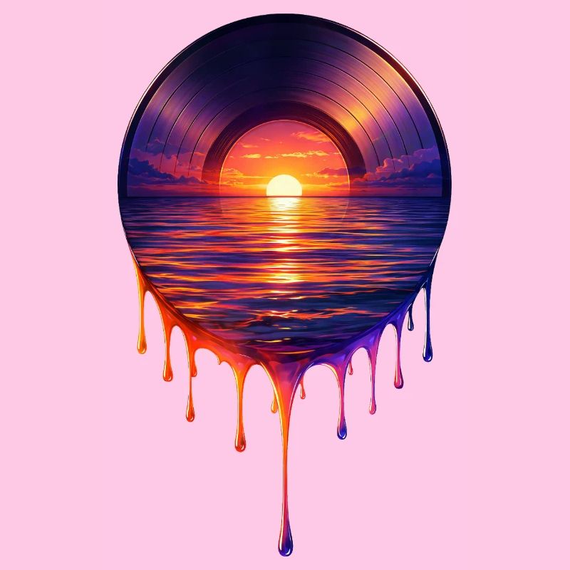 Vinyle qui goutte
