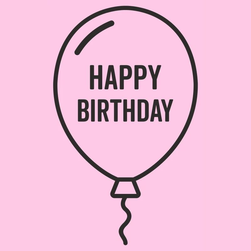 Ballon d’anniversaire – Conception d’anniversaire