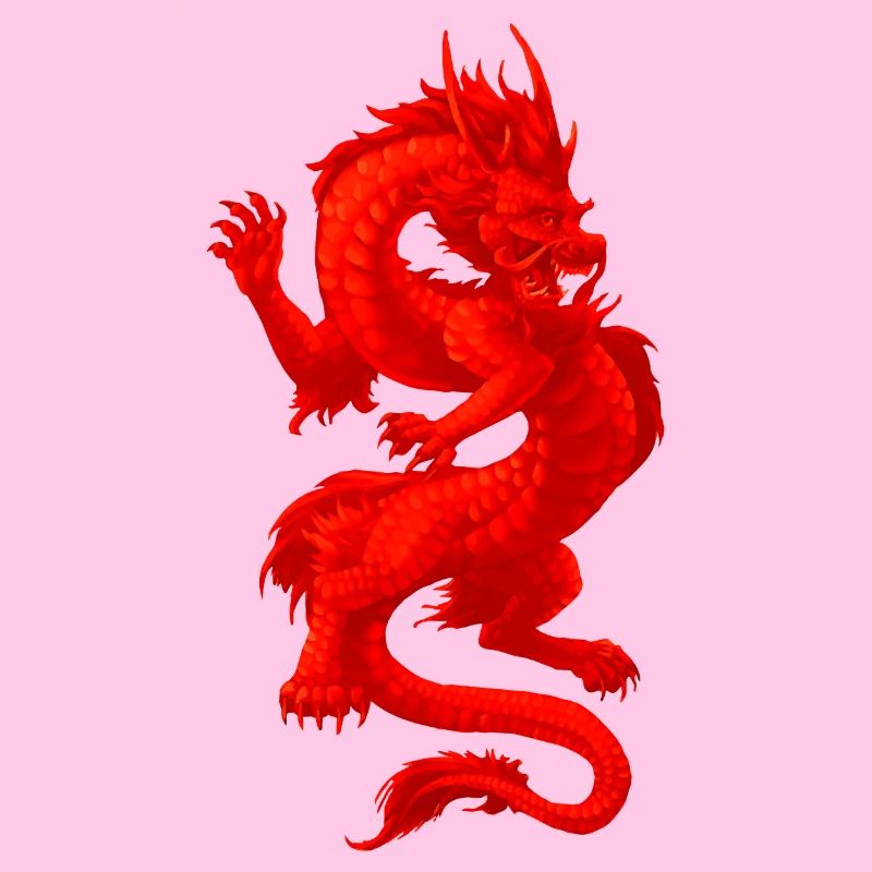 Leuchtender Drache
