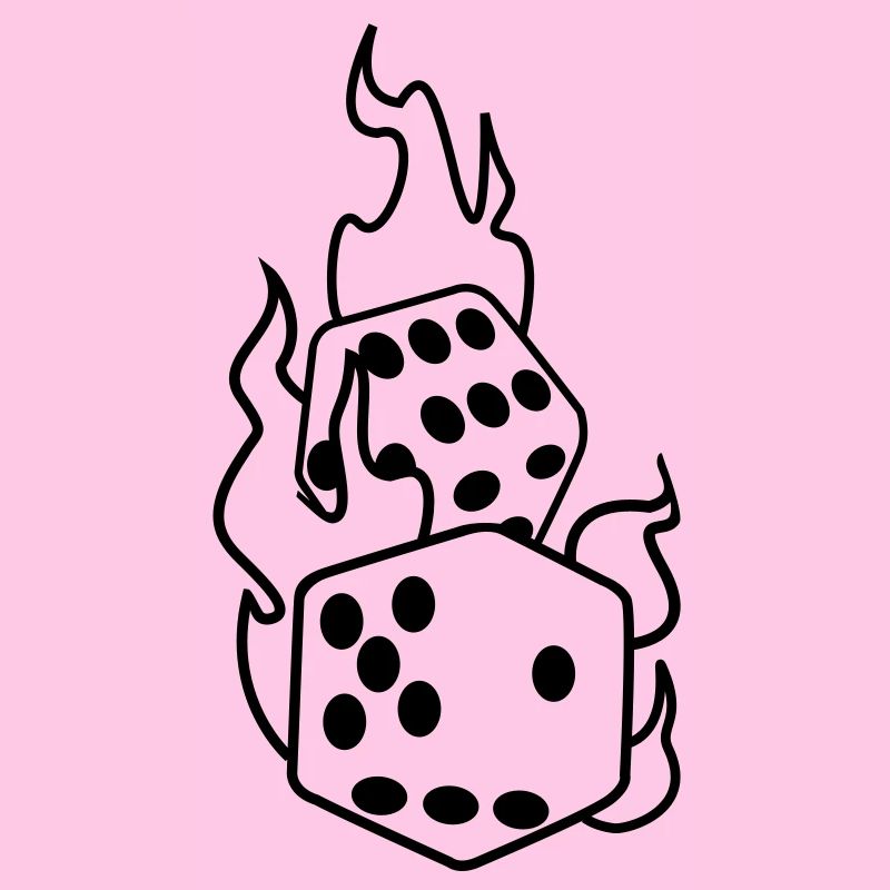 dices in flames