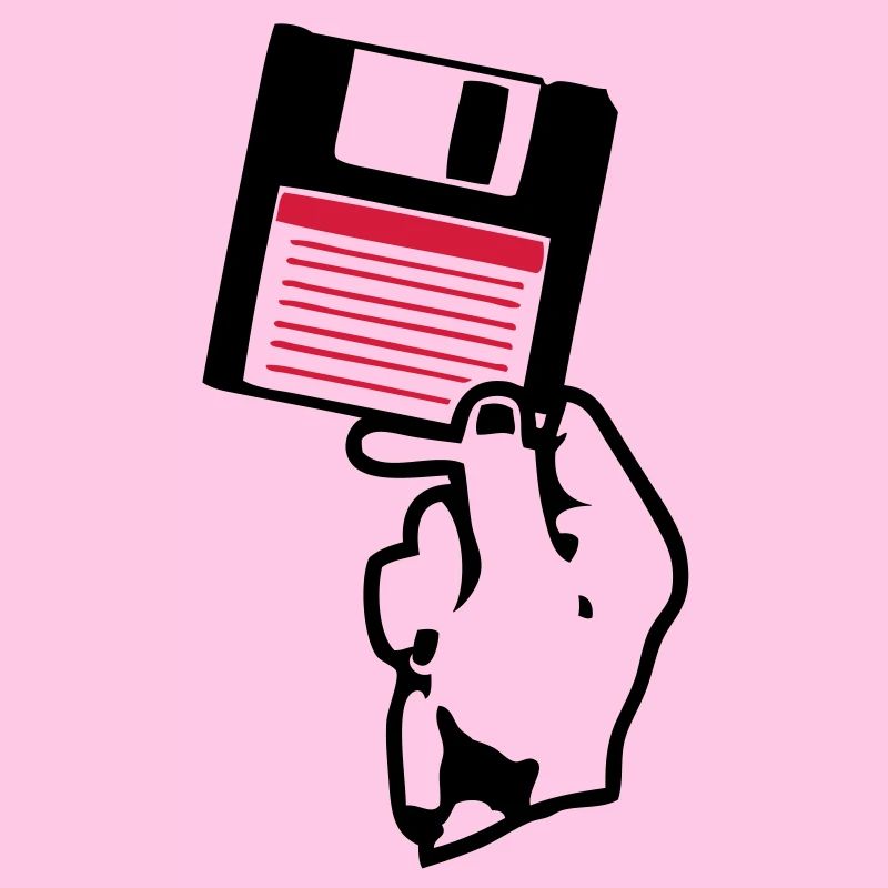 Diskette scheibe Disco Hand in Hand