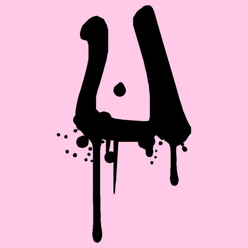 Graffiti U gouttes Farbklex spray