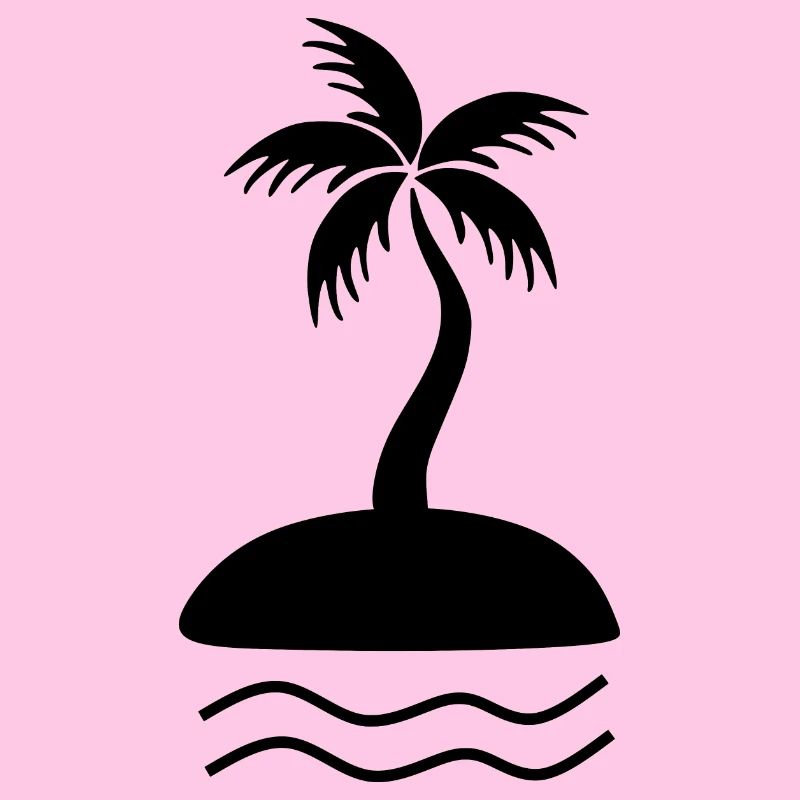 Palme schwarz