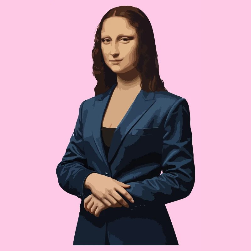 Mona Lisa Geschäftsfrau