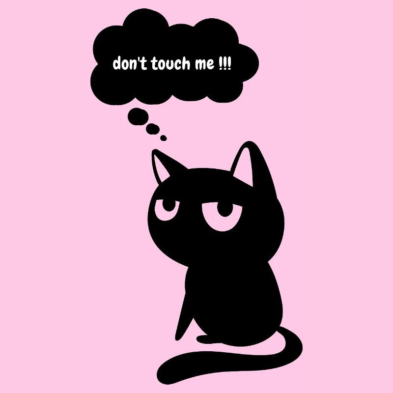 Funny Cat “Don’t Touch Me” 