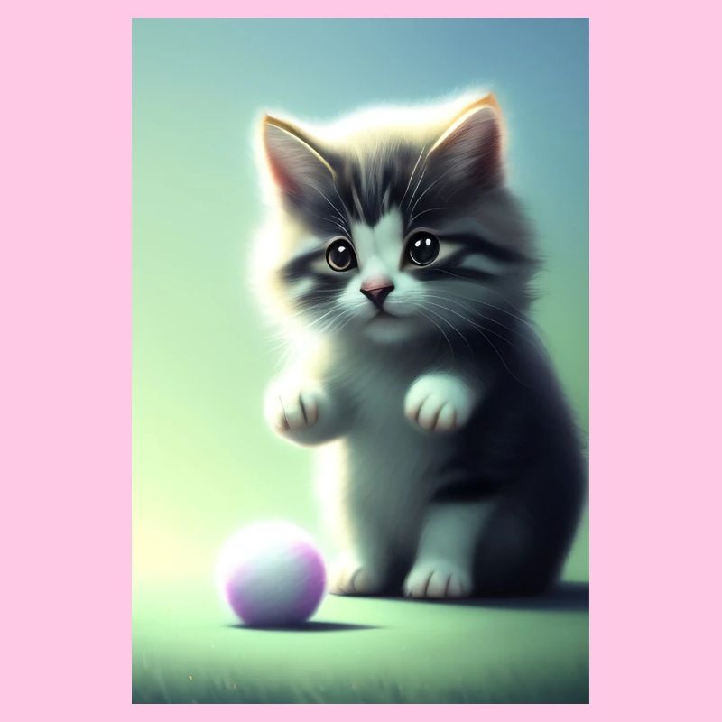 Petit bébé chat mignon