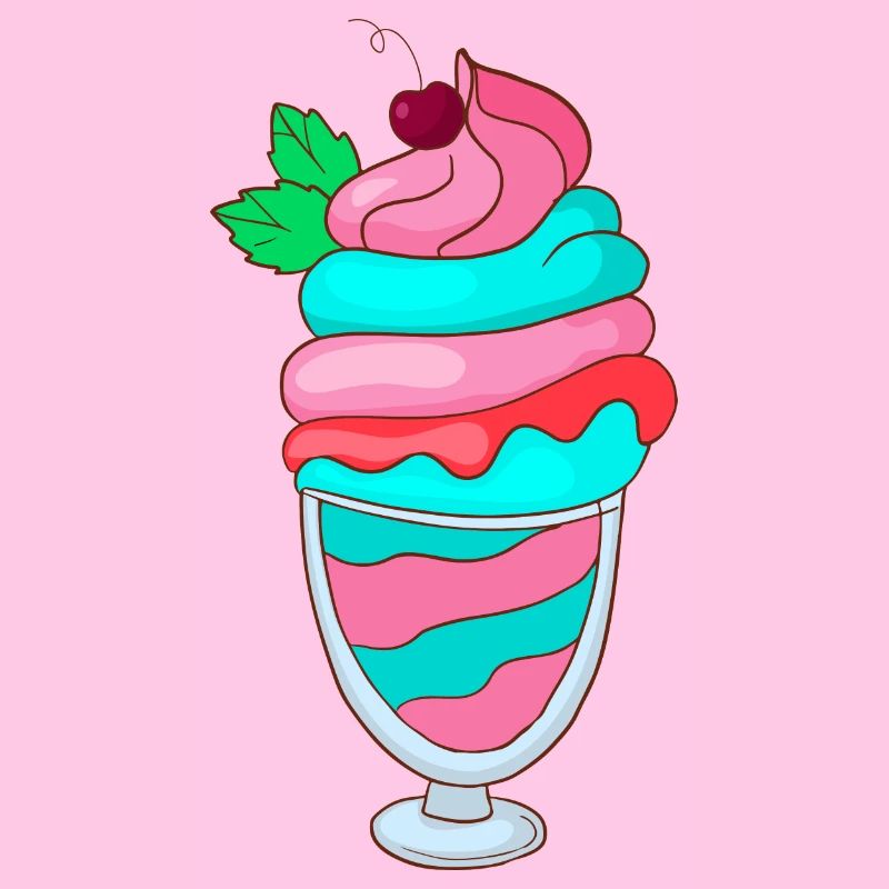 Eis Speiseeis Eiskrem Eiscreme Kugeleis Eisbecher