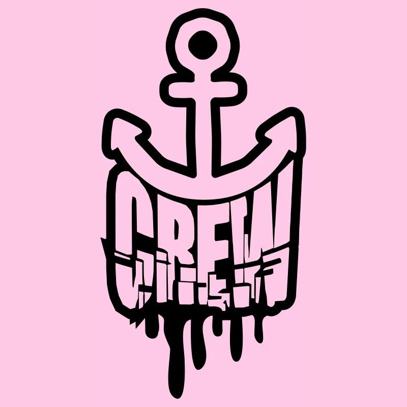 Crew Anker Graffiti Stempel