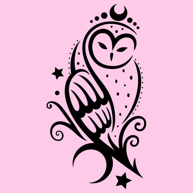 Eule Schneeeule Tattoo