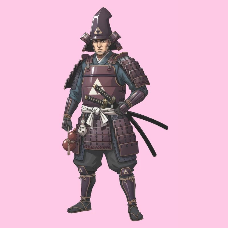 Samouraï Sengoku en Armure Pourpre