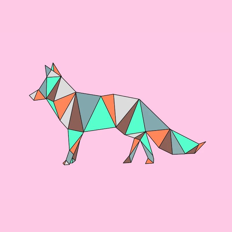 Fox painted