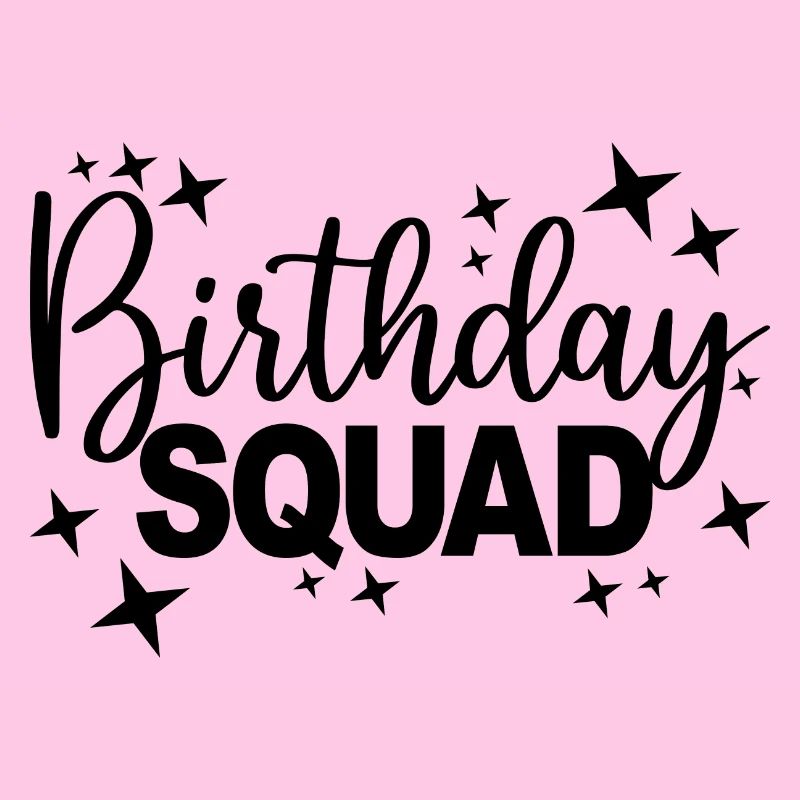Birthday Squad Matching Gruppe Geburtstagsfeier Geschenk