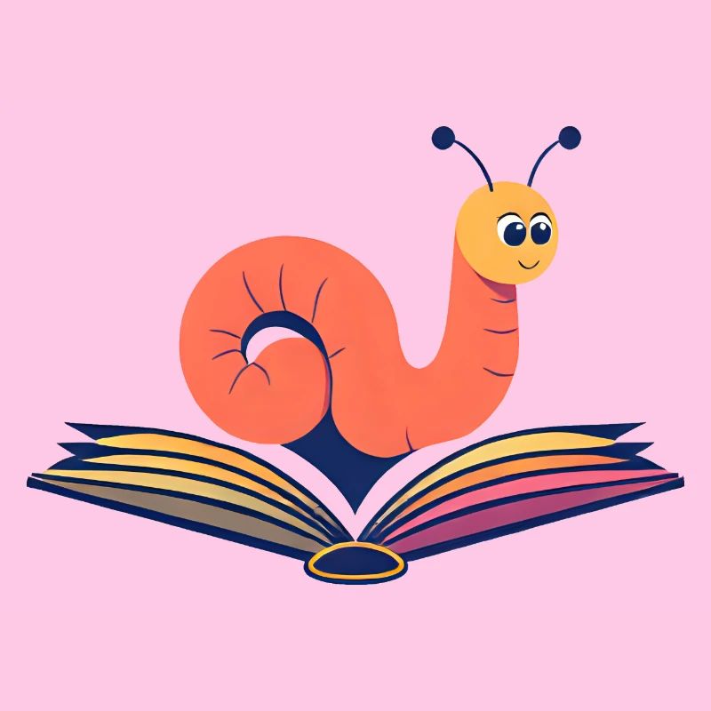 Lebendiger Bücherwurm