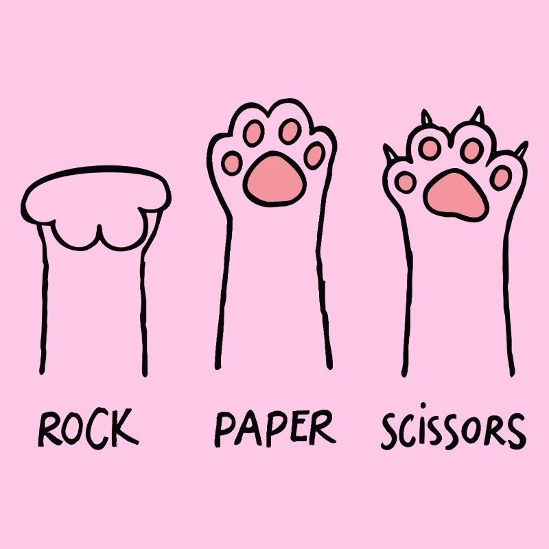 Pet Rock Papier Ciseaux