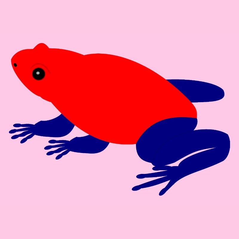 Erdbeer Pfeilgiftfrosch Tierkunst