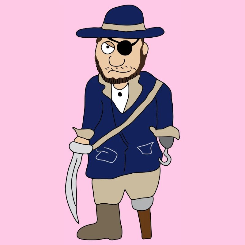 pirates | Pirate | patch oeil pirate jambe de bois