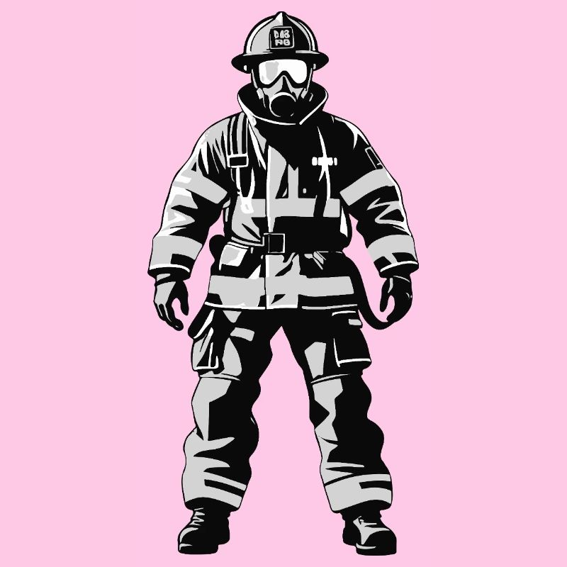 Firefighter - Profession Design Sticker