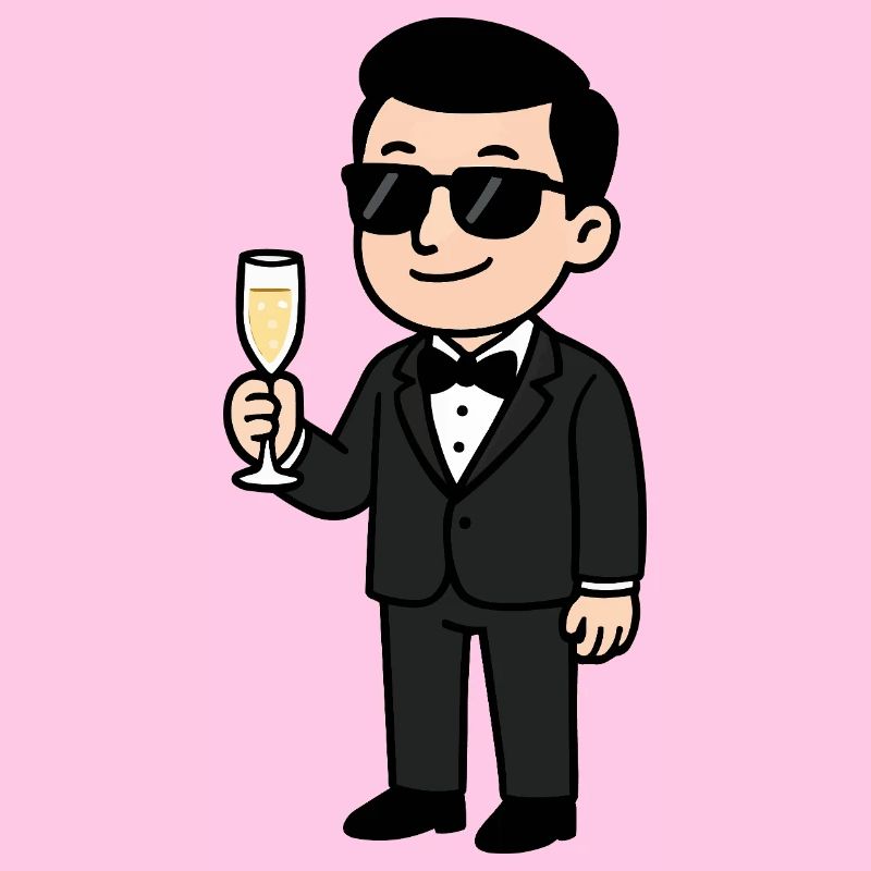 Bande dessinée de mariage du marié