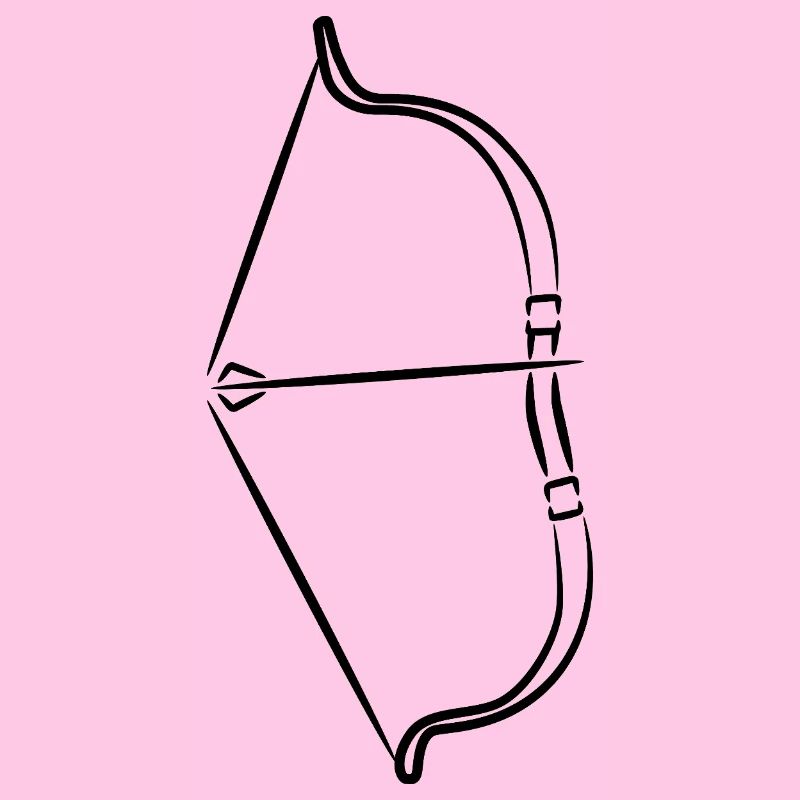 Croquis d’arc et de flèches
