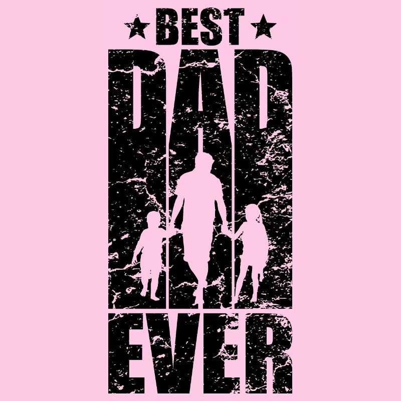 BEST DAD EVER PAPA ZWEI KINDER