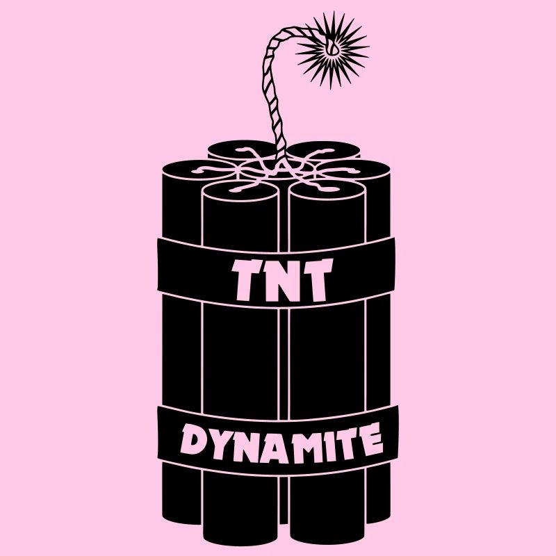 Sept bâtons de dynamite brûlants