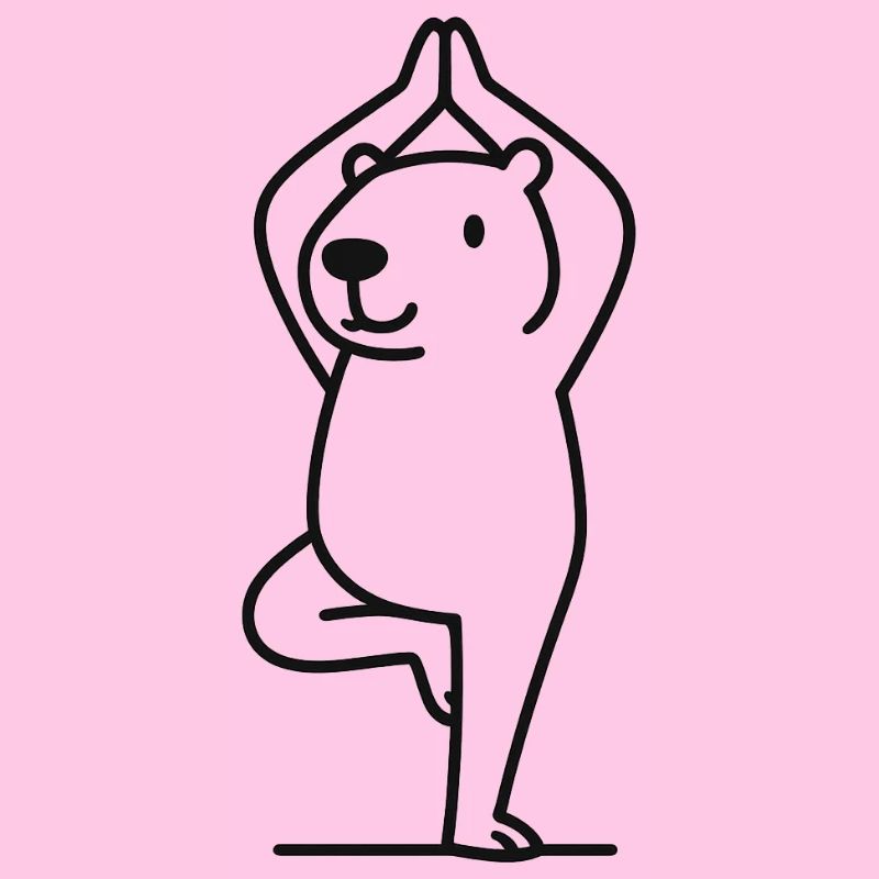 Capybara mignon dans la pose de l’arbre