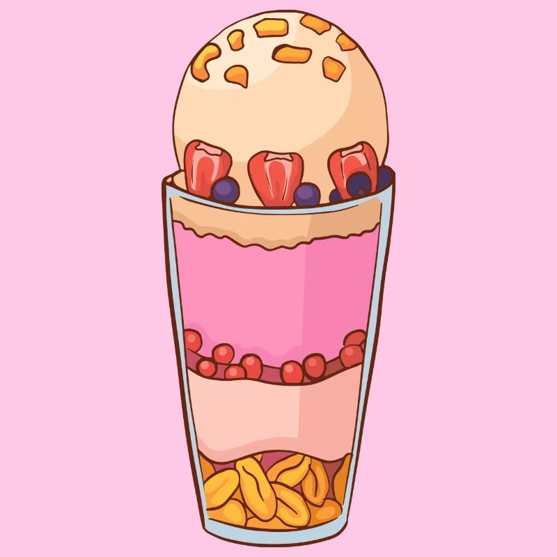 Eis Speiseeis Eiskrem Eiscreme Kugeleis Eisbecher