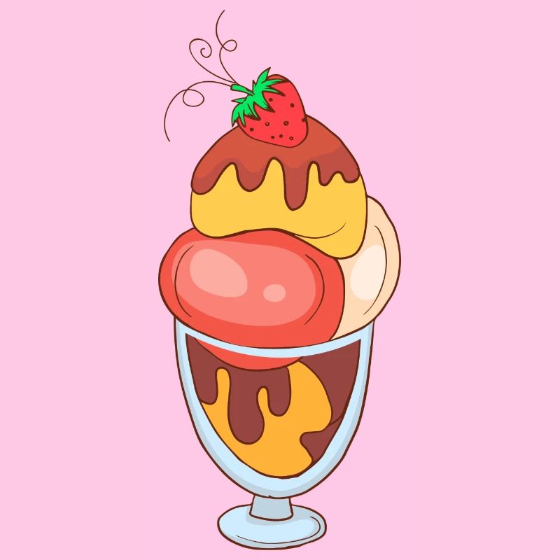 Eis Speiseeis Eiskrem Eiscreme Kugeleis Eisbecher