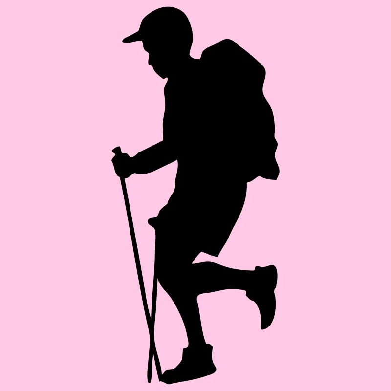 Wanderer Nordic-Walking-Wanderung