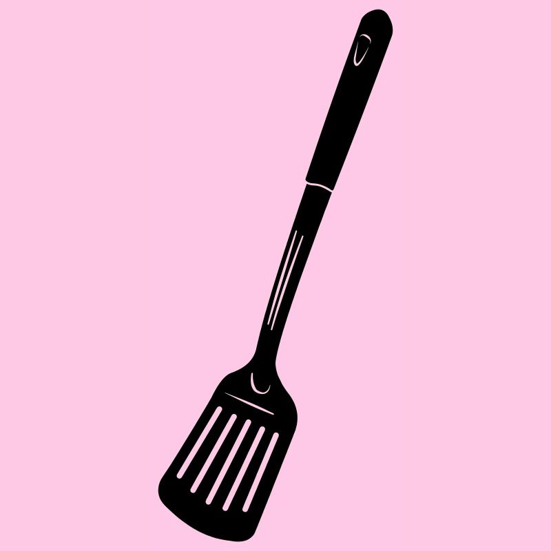 Küchenutensilien Fritteuse oder Backlöffel