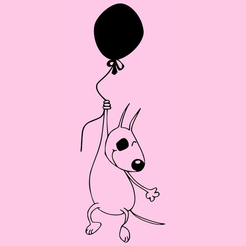 Bully mit Luftballon