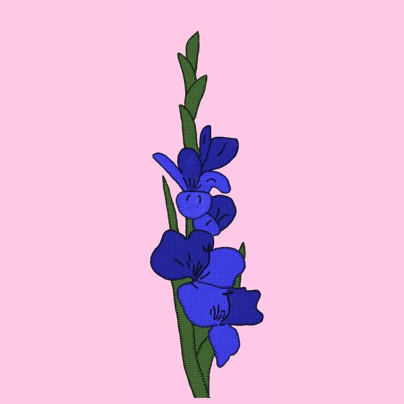 Gladiole blau
