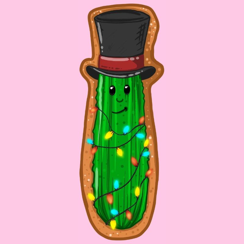 Concombre de Noël avec haut-de-forme