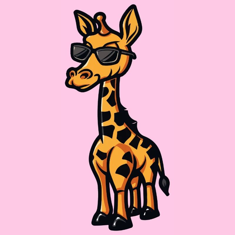 Giraffe Cool Comic