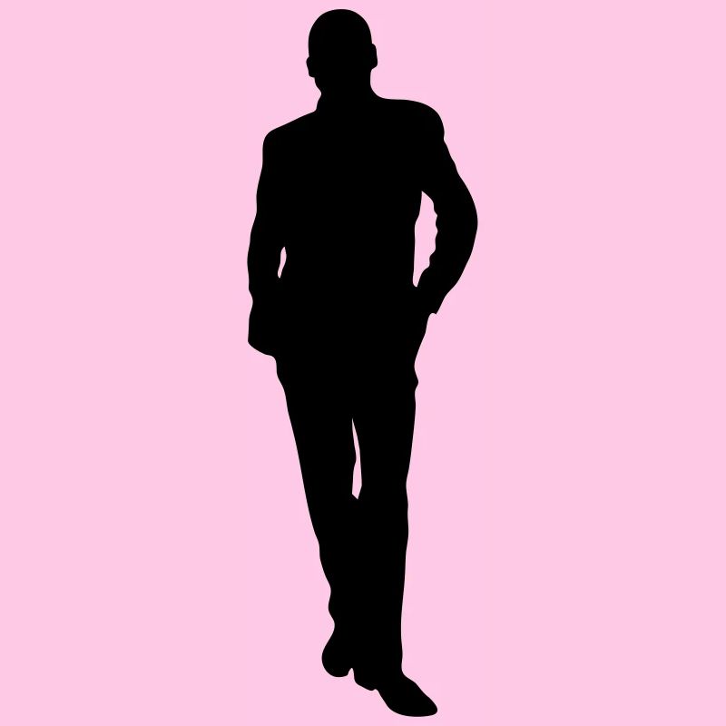 Man silhouette Silhouette vector design