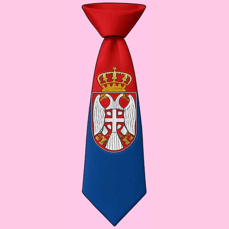 Cravate Serbie – Conception du drapeau