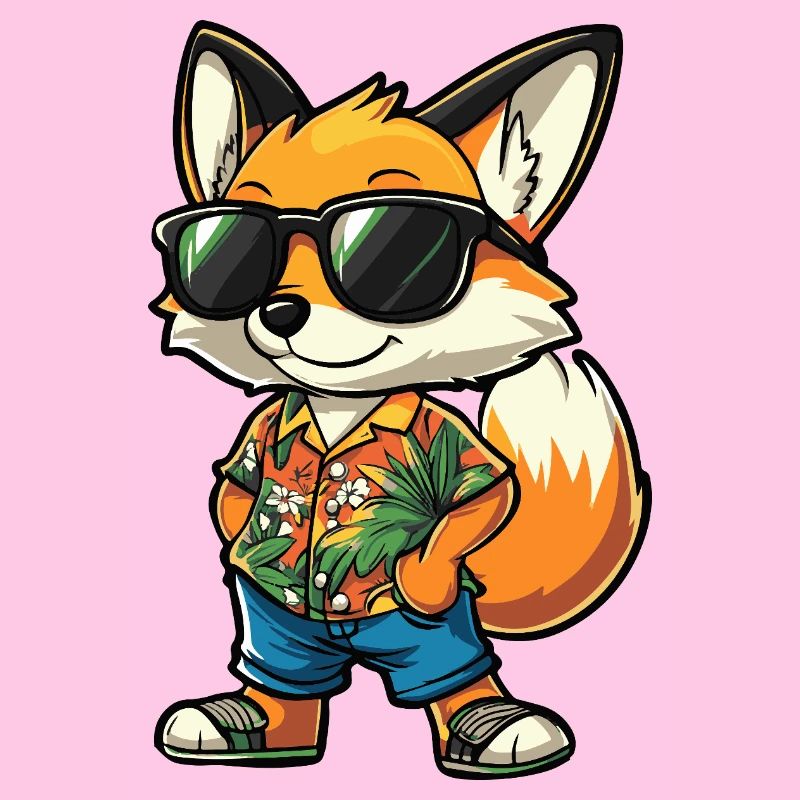 Fuchs Comic Cool Sommer