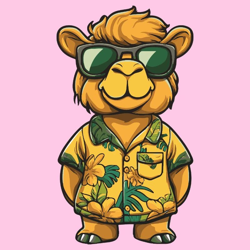 Kamel Comic Cool Sommer