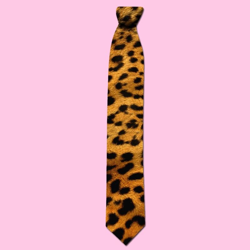 Tie Leopard fur