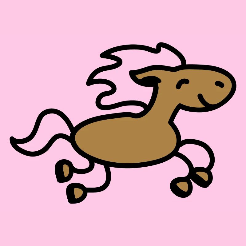 Pferd springt