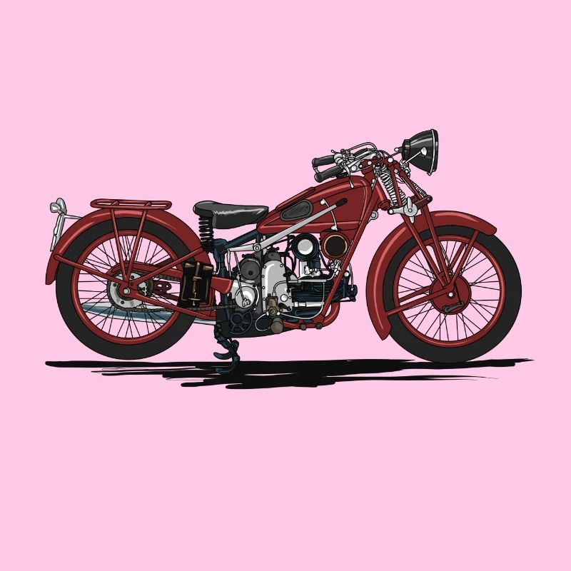 Retro motorcycle