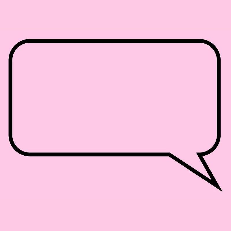 Sprechblase // Comic // Spruch machen // Aussage