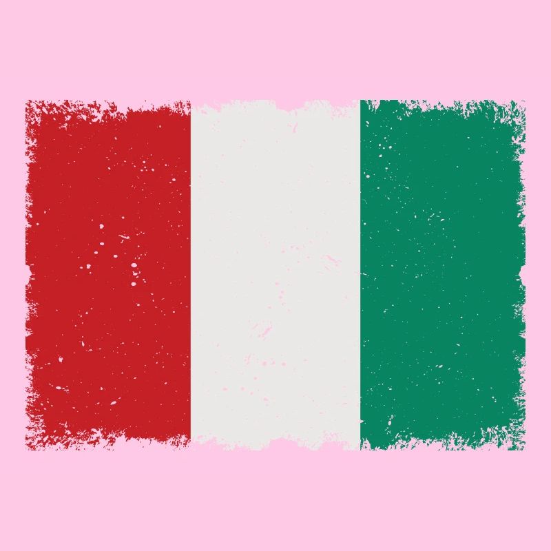 Drapeau Italie Grunge