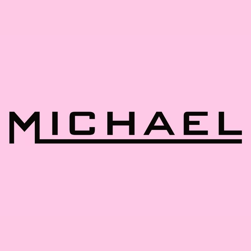 Michael Name Design noir